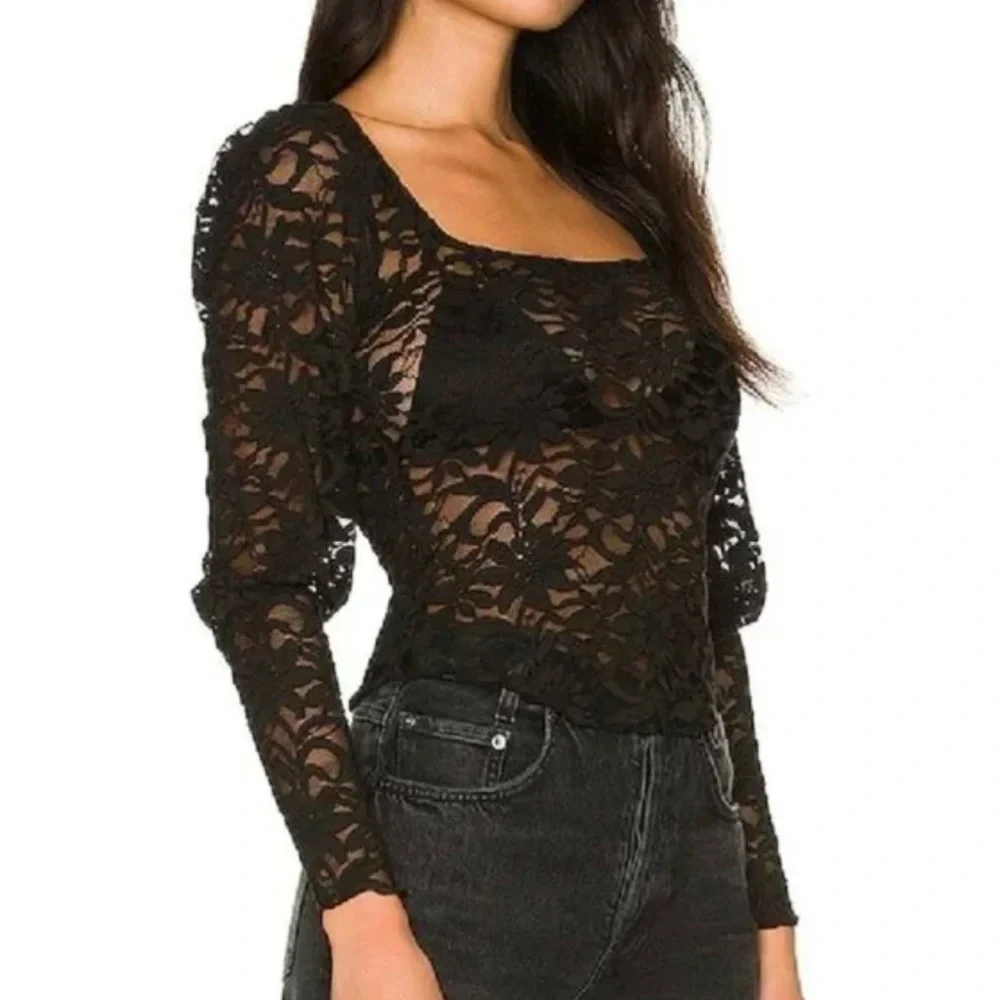 NWT Free People Long Distance Layering Top